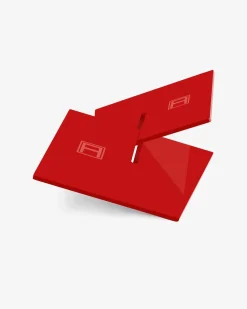 Online Een Boekenstandaard - Effen Rood Boekenstandaarden